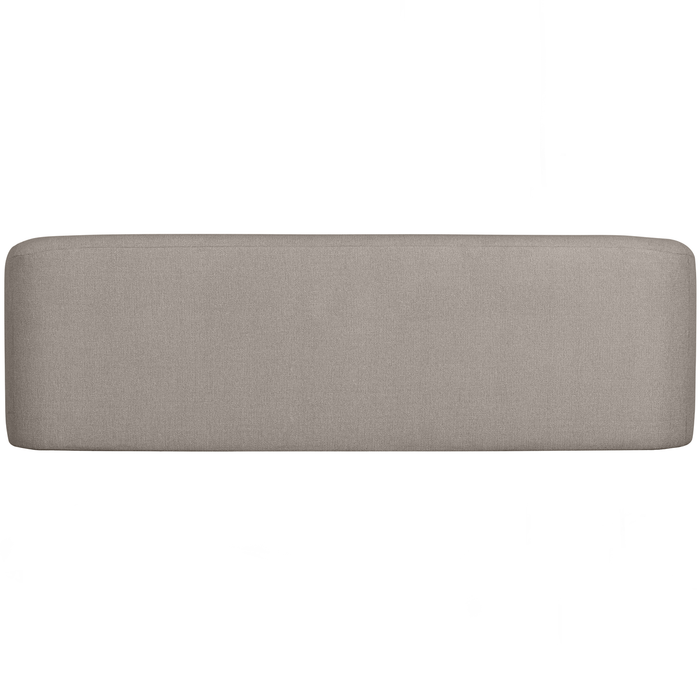 WOOOD Sloping 3-zits Bank - Chenille - Off White Melange