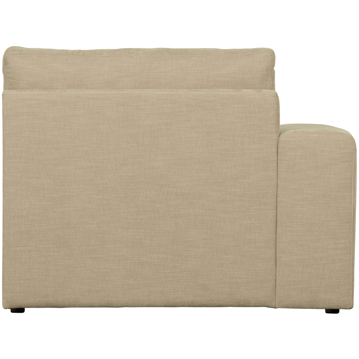 vtwonen Family 1-Zits Bank Element Met Arm Links - Polyester - Zand