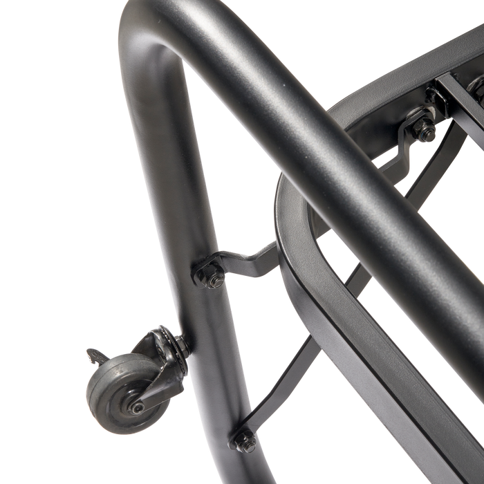 WOOOD Lucy Eenpersoonsbed - Metaal - Zwart - 57x95x206