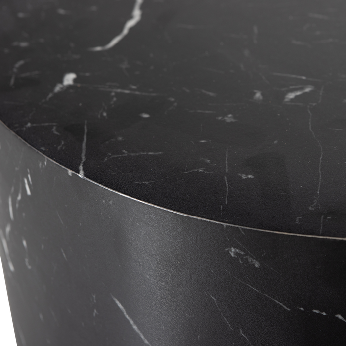 WOOOD Quint Bijzettafel - MDF - Zwart - 40x48x33