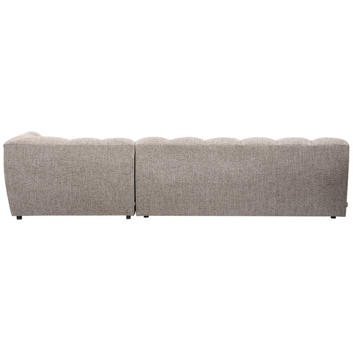 WOOOD Allure Chaise Longue Bank Rechts - Stof - Klei - 79x324x165