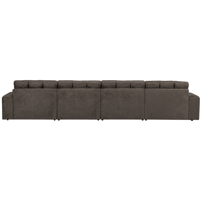 WOOOD Second Date 4-zits Bank - Structure Velvet - Mountain