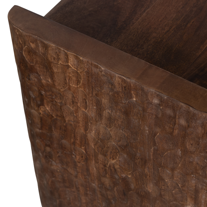 WOOOD Prop Bankje - Hout - Warm Bruin - 40x120x45