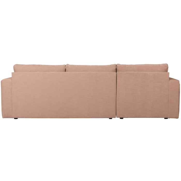 vtwonen Bar Chaise Longue Links - Stof - Roze - 87x280x170
