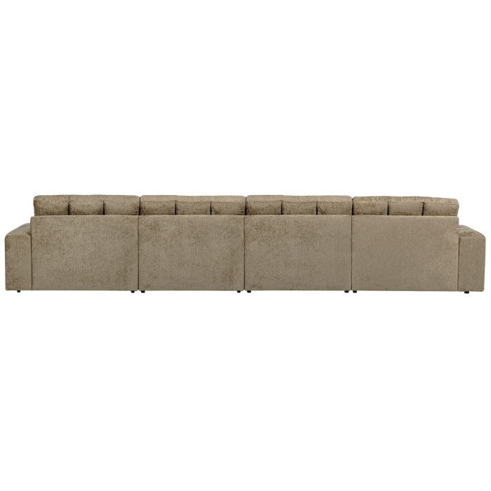 WOOOD Second Date 4-zits Bank - Structure Velvet - Wheatfield