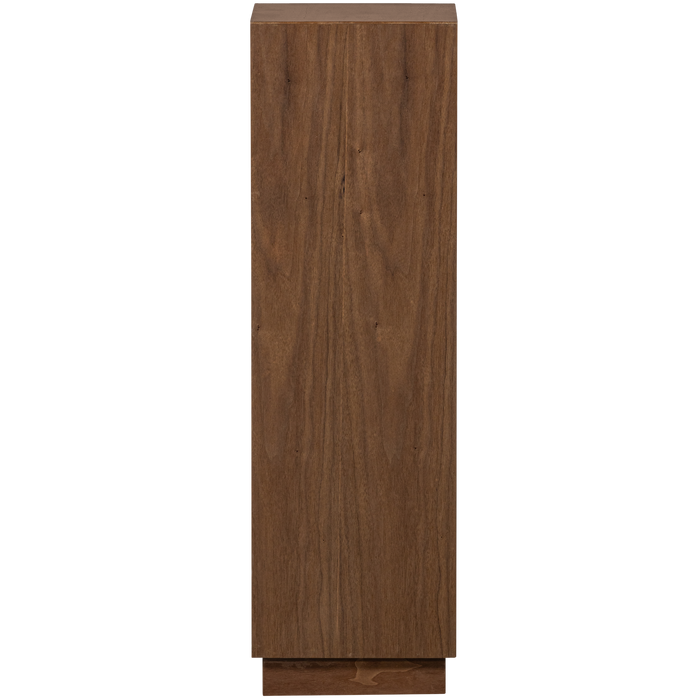 WOOOD Enid Plantenstandaard - Hout - Walnoot - 80x24x24