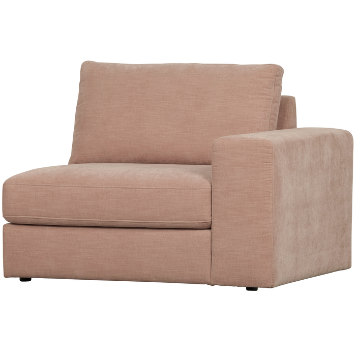 vtwonen Family 1-Zits Bank Element Arm Rechts - Polyester - Roze