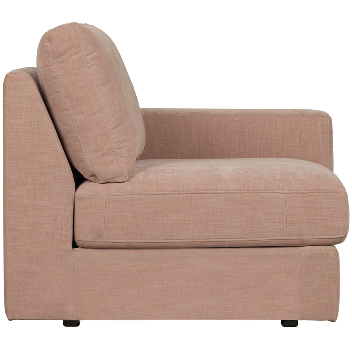 vtwonen Family 1-Zits Bank Element Arm Rechts - Polyester - Roze