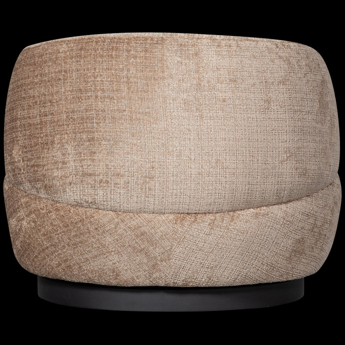 WOOOD Woolly Draaifauteuil - Zand Chenille