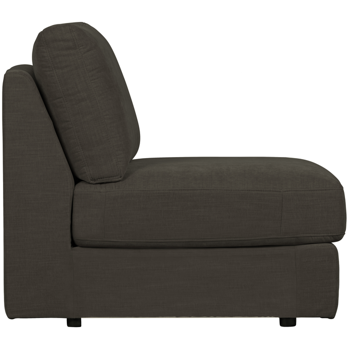 vtwonen Family 1-Zits Bank Element Zonder Arm - Polyester - Antraciet