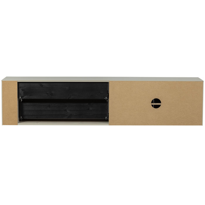 vtwonen Settle Down TV-meubel - Grenenhout - Dust - 45x200x44