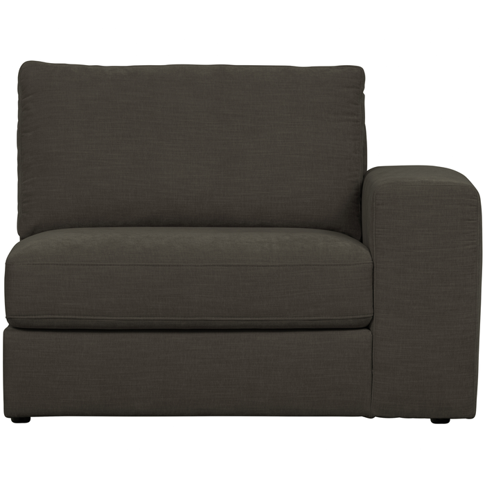 vtwonen Family 1-Zits Bank Element Arm Rechts - Polyester - Antraciet