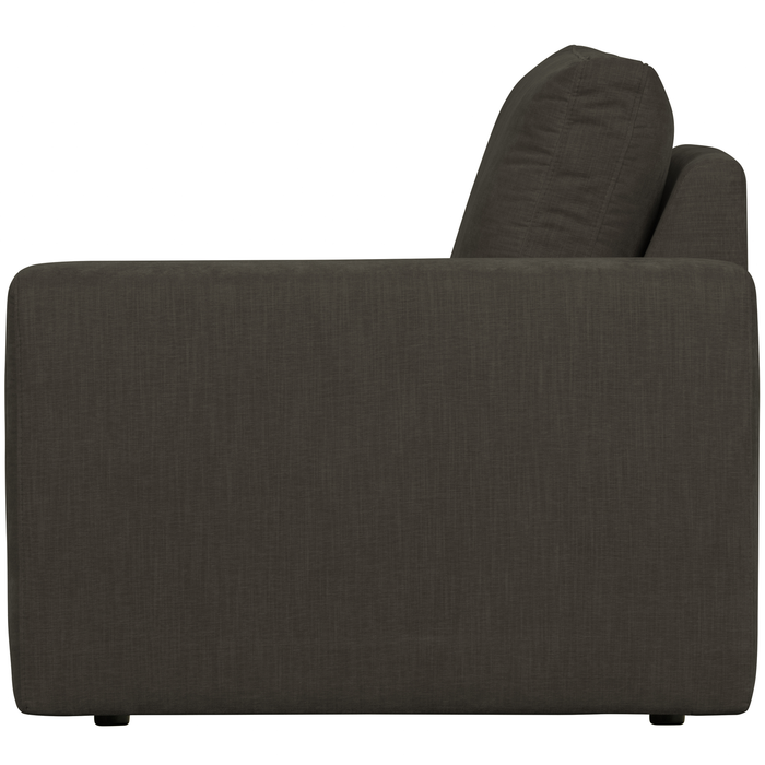 vtwonen Family 1-Zits Bank Element Arm Rechts - Polyester - Antraciet