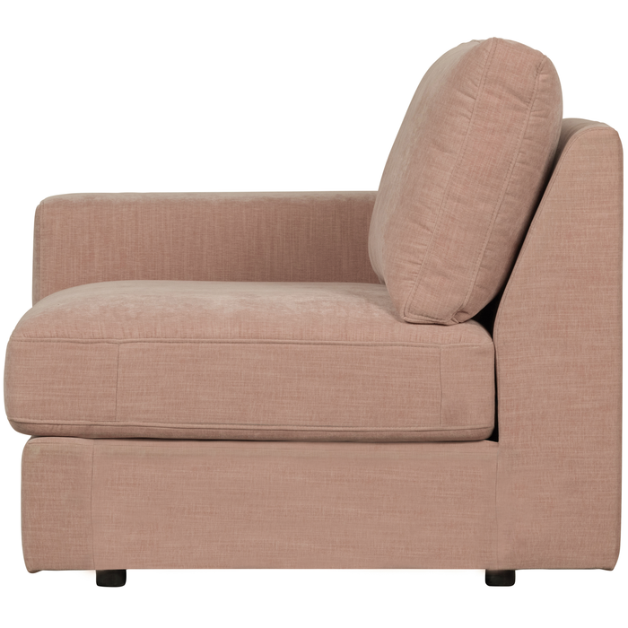 vtwonen Family 1-Zits Bank Element Arm Links - Polyester - Roze