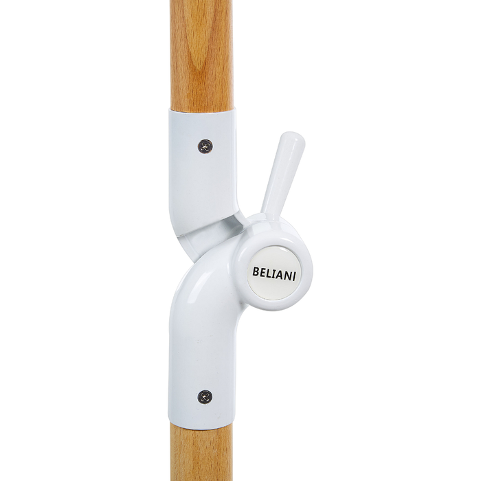 Beliani - MONDELLO - Parasol - Wit - Polyester