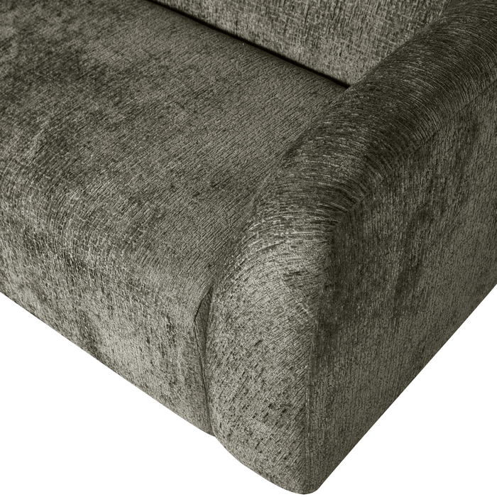 WOOOD Sloping 3-Zits Bank - Velvet - Frost