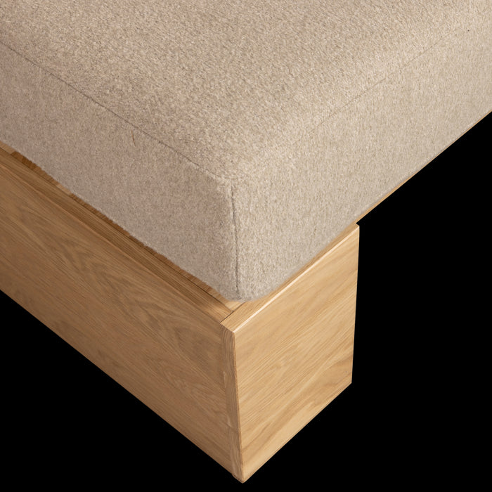 vtwonen Muurbankje incl. Kussens - Eiken - Naturel|Beige - 84x110x67