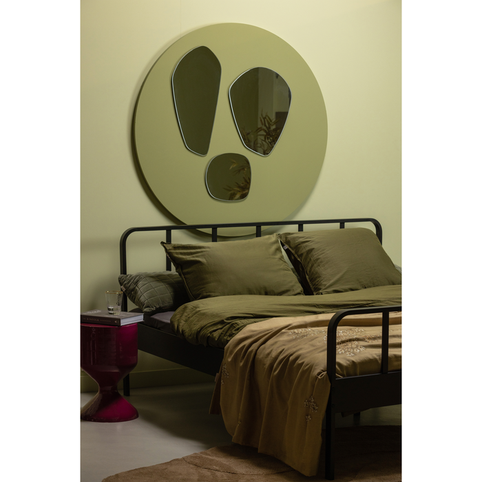 Woood Mees Tweepersoonsbed - Zwart - 160x200 cm