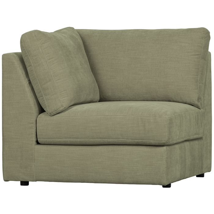 vtwonen Family Hoek Bank Element - Polyester - Groen