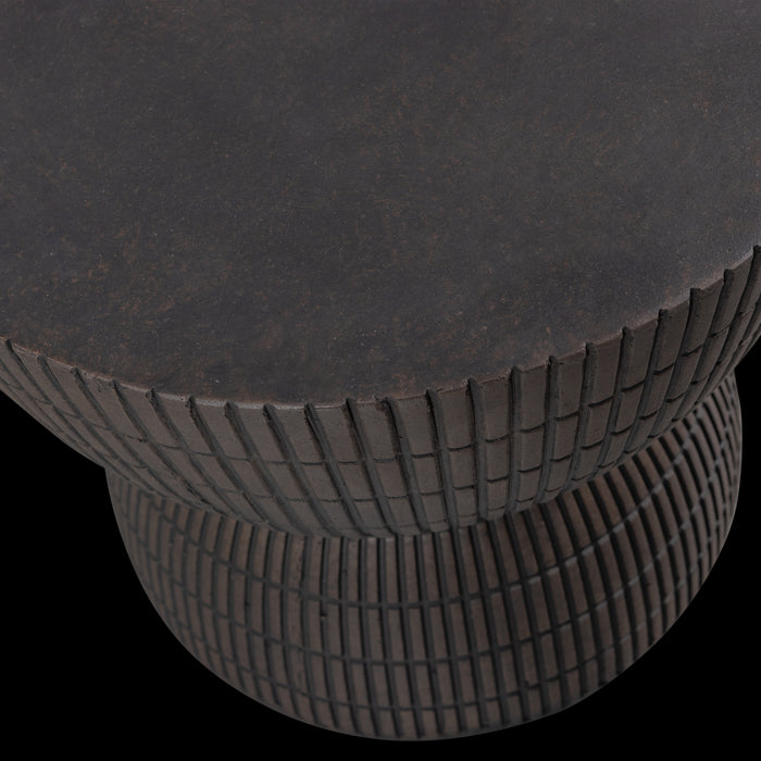 WOOOD Samson Bijzettafel - Fiber Clay - Coffee - 35x40x40