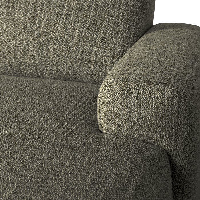 WOOOD Avelon U-Bank - Polyester - Melange - 78x315x205