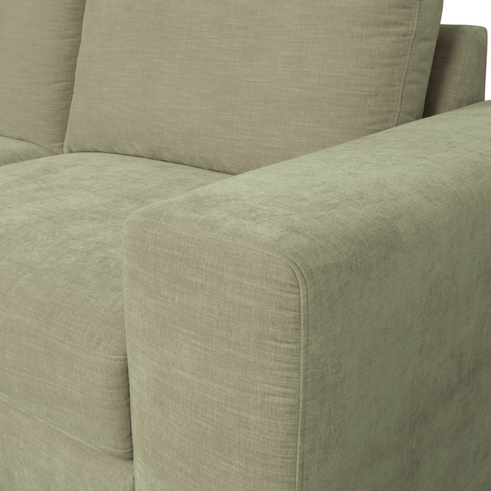 vtwonen Family 1-Zits Bank Element Arm Rechts - Polyester - Groen