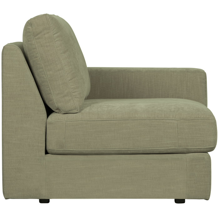 vtwonen Family 1-Zits Bank Element Arm Rechts - Polyester - Groen