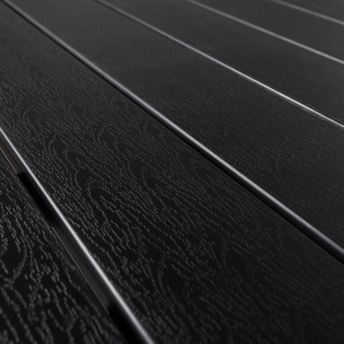 WOOOD Veerle Eettafel - Aluminium|Polywood - Antraciet - 74x220x100