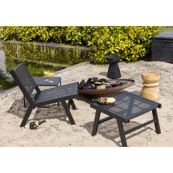 WOOOD Puk Hockers - Aluminium - Zwart - Set van 2