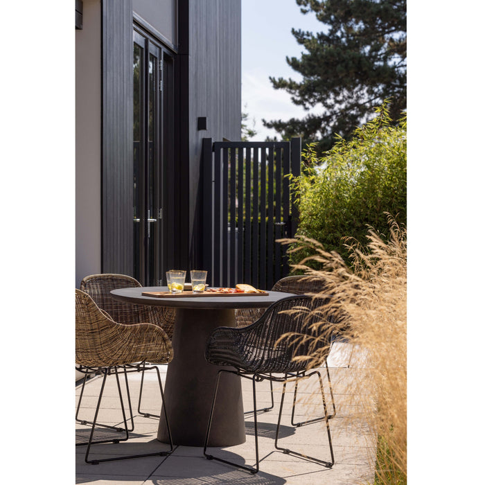 WOOOD Willow Loungestoelen Buiten - Polyester - Naturel - Set van 2