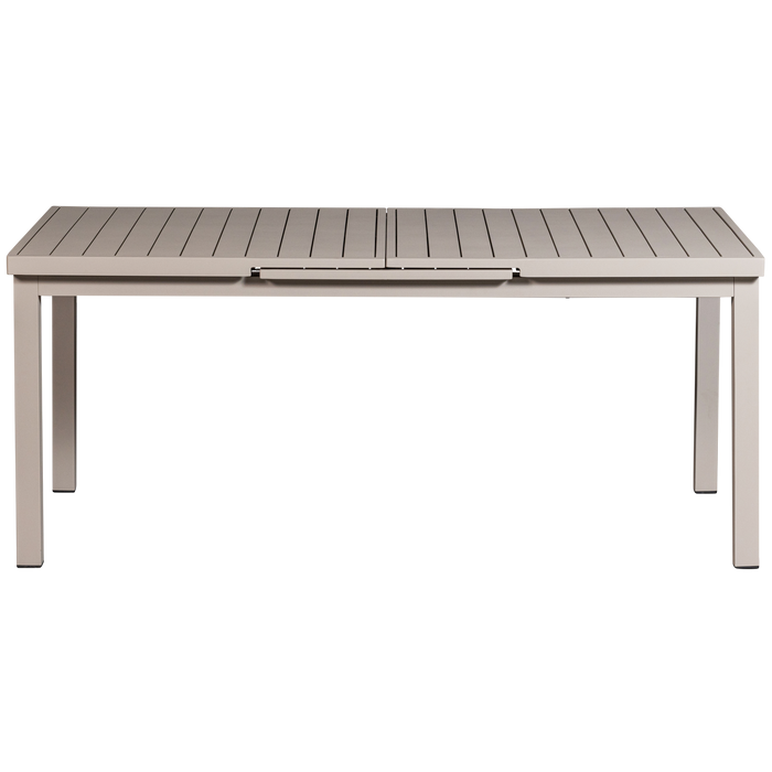 WOOOD Mobile Uitschuifbare Tuintafel - Aluminium - Zand - 79x240x100