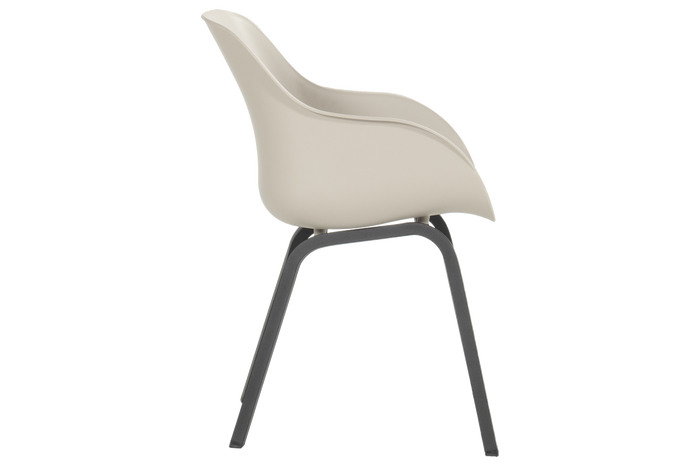 Hartman Le Soleil Tuinstoel Set van 2 - Taupe/Zwart