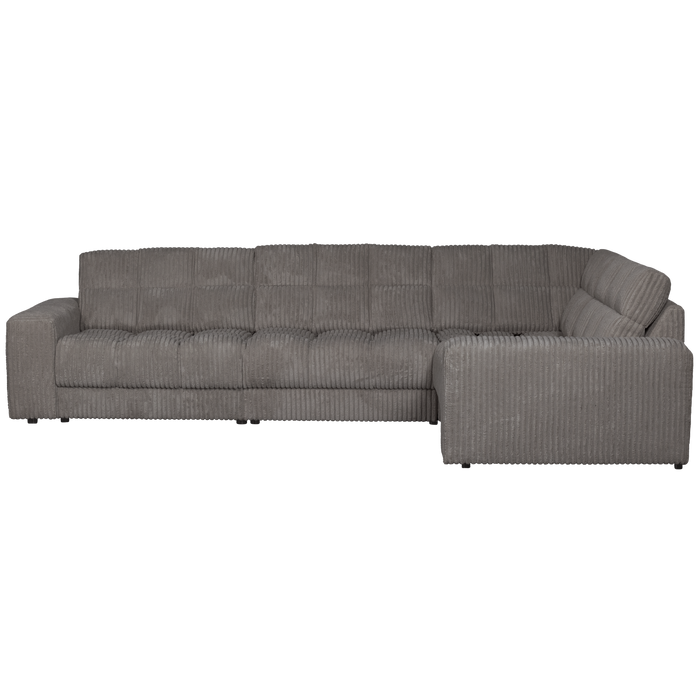 WOOOD Second Date Hoekbank Rechts - Grove Ribstof - Terrazzo