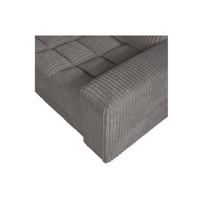 WOOOD Second Date Hoekbank Rechts - Grove Ribstof - Terrazzo