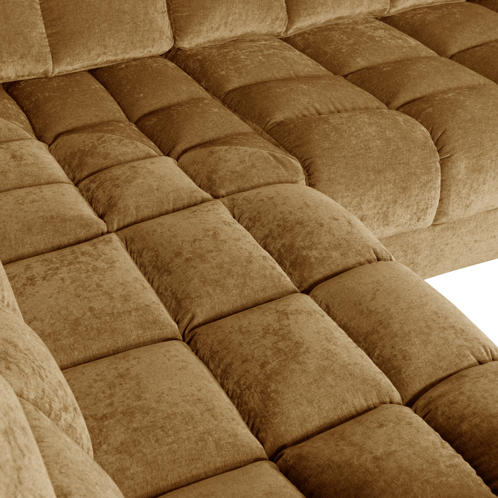 WOOOD Second Date Hoekbank Links - Vintage - Goud