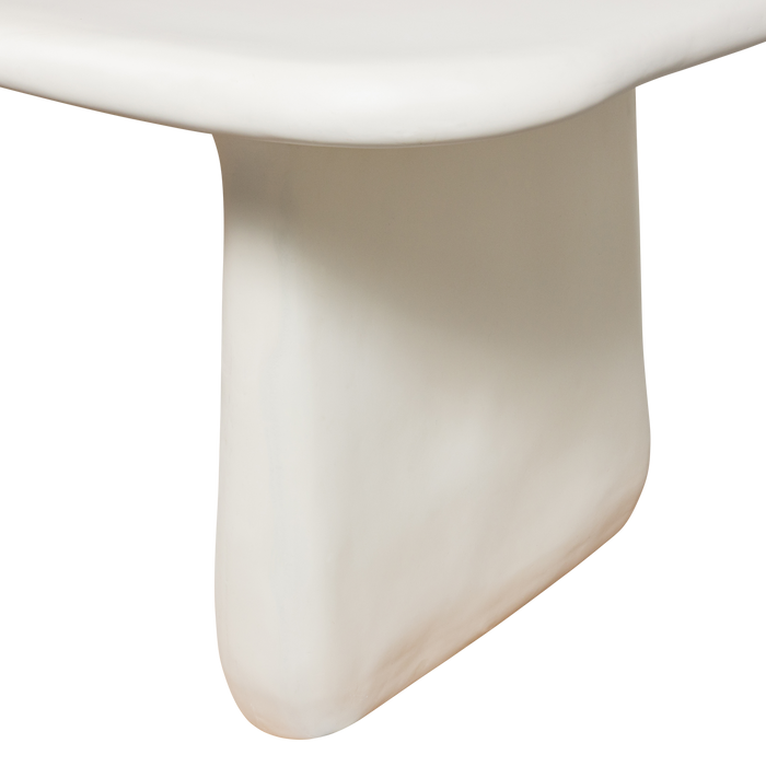 WOOOD Loggia Eettafel - Polymeer - Naturel - 75x240x100