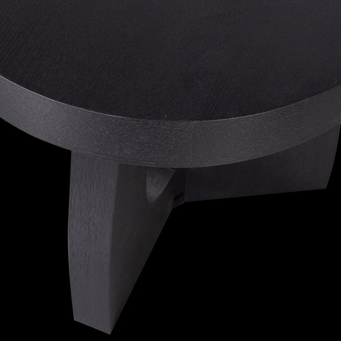 WOOOD Tala Bijzettafel - MDF Fineer - Zwart - 45x45x45