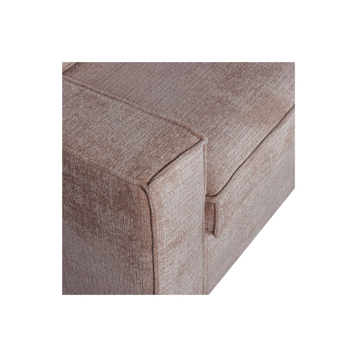 WOOOD Hoekbank Rechts Hajo - Chenille - Taupe - 84x283x197