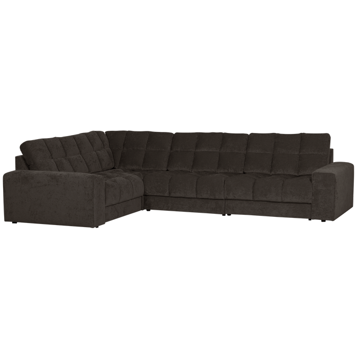 WOOOD Second Date Hoekbank Links - Vintage - Antraciet