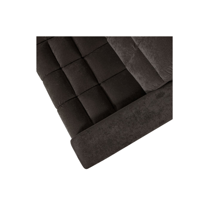 WOOOD Second Date Hoekbank Links - Vintage - Antraciet