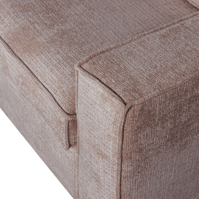WOOOD Hoekbank Links Hajo - Chenille - Taupe - 84x283x197