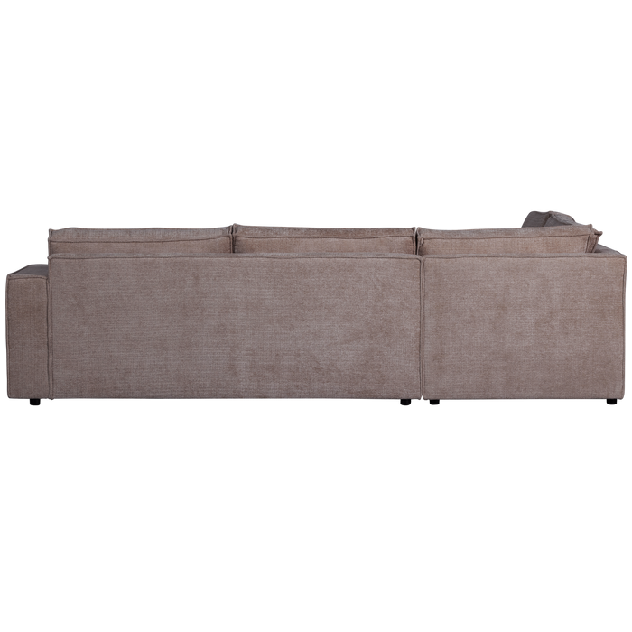 WOOOD Hoekbank Links Hajo - Chenille - Taupe - 84x283x197