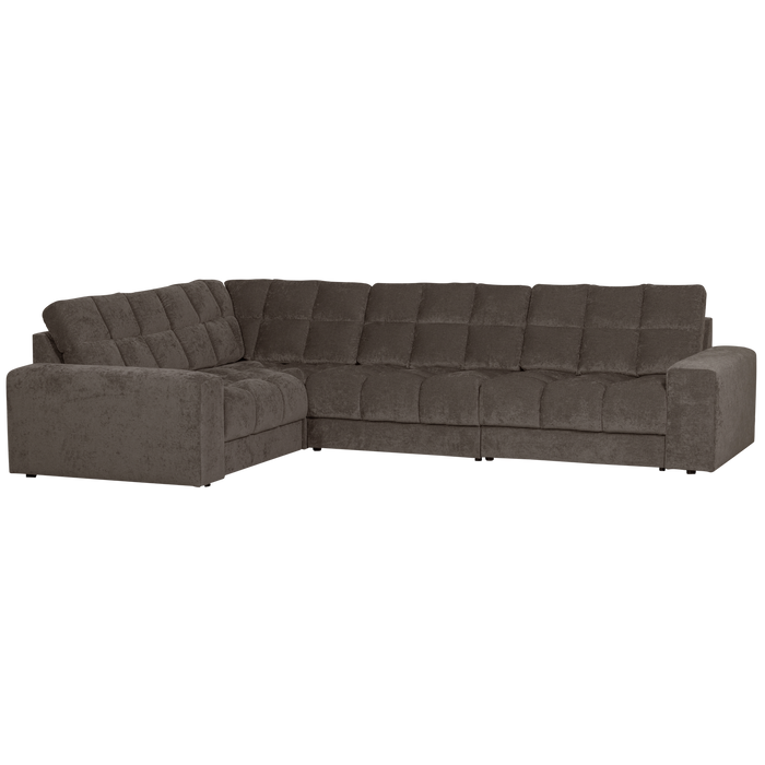 WOOOD Second Date Hoekbank Links - Vintage - Warm Grijs