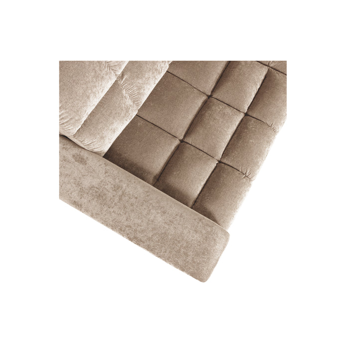 WOOOD Second Date Hoekbank Rechts - Vintage - Nougat