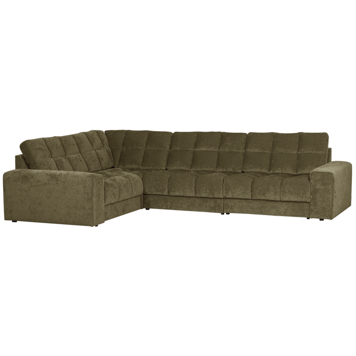 WOOOD Second Date Hoekbank Links - Vintage - Groen