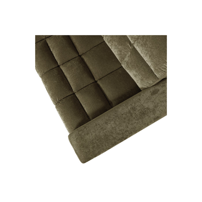 WOOOD Second Date Hoekbank Links - Vintage - Groen