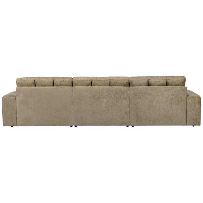 WOOOD Second Date Chaise Longue Links - Structure Velvet - Wheatfield