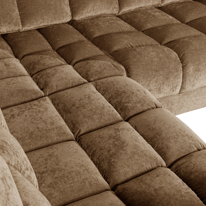 WOOOD Second Date Hoekbank Links - Vintage - Zand