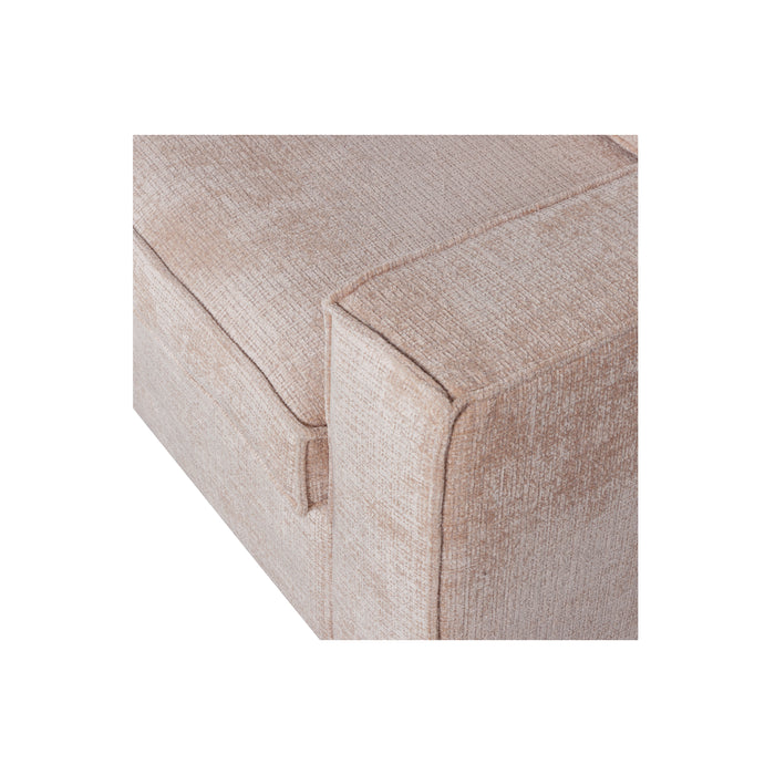 WOOOD Hoekbank Links Hajo - Chenille - Sand - 84x283x197