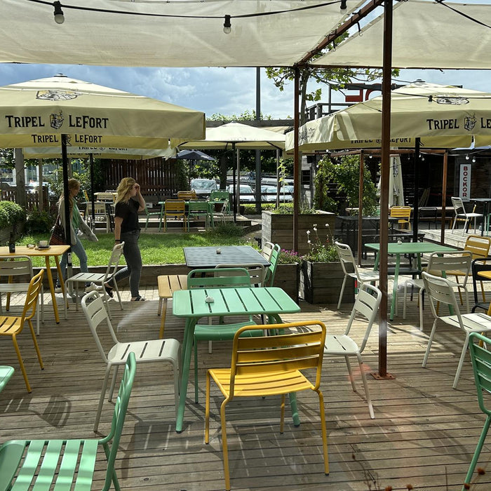 Metalen vierkante tuintafel Max cactus